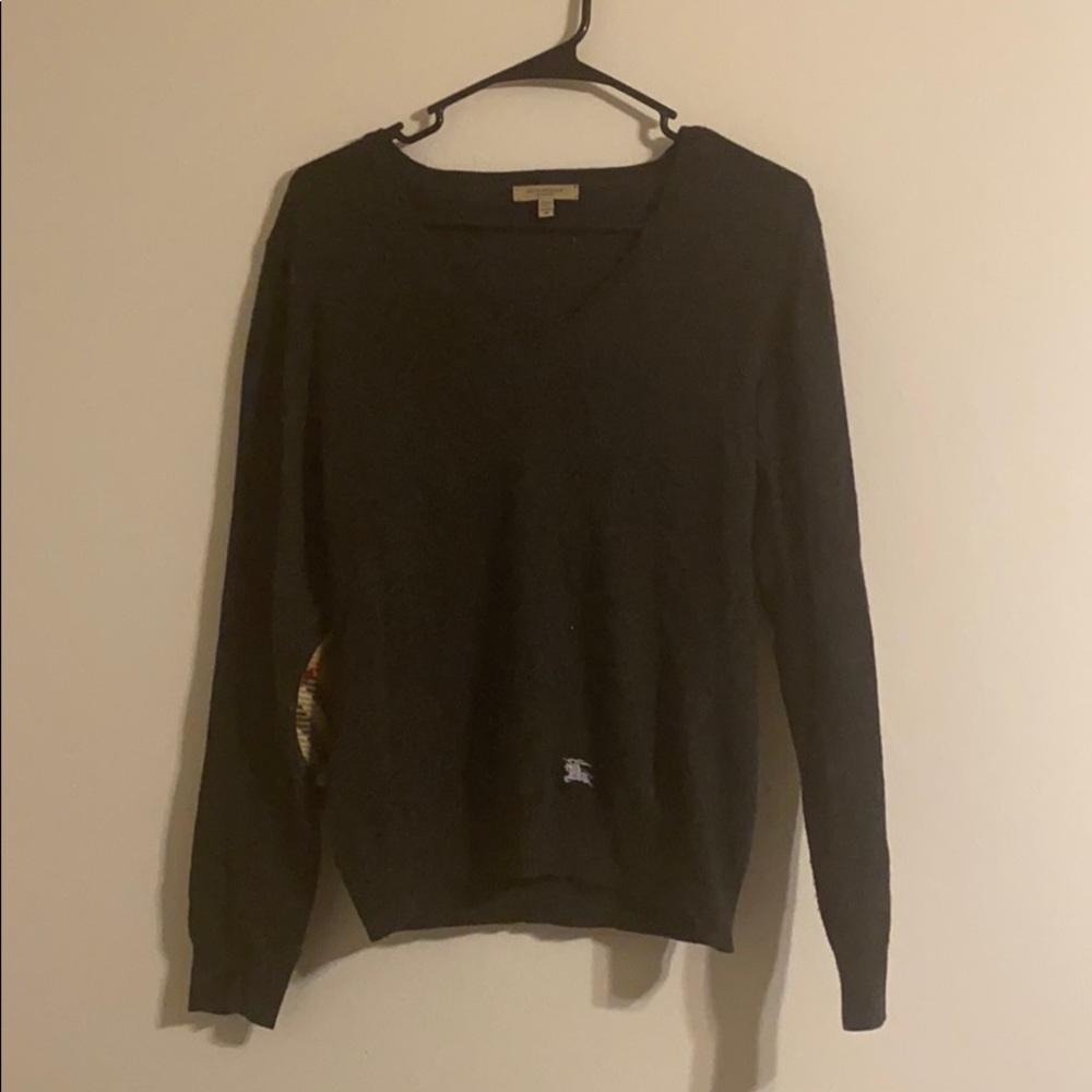 Burberry Nova Check Wool Cashmere Sweater
